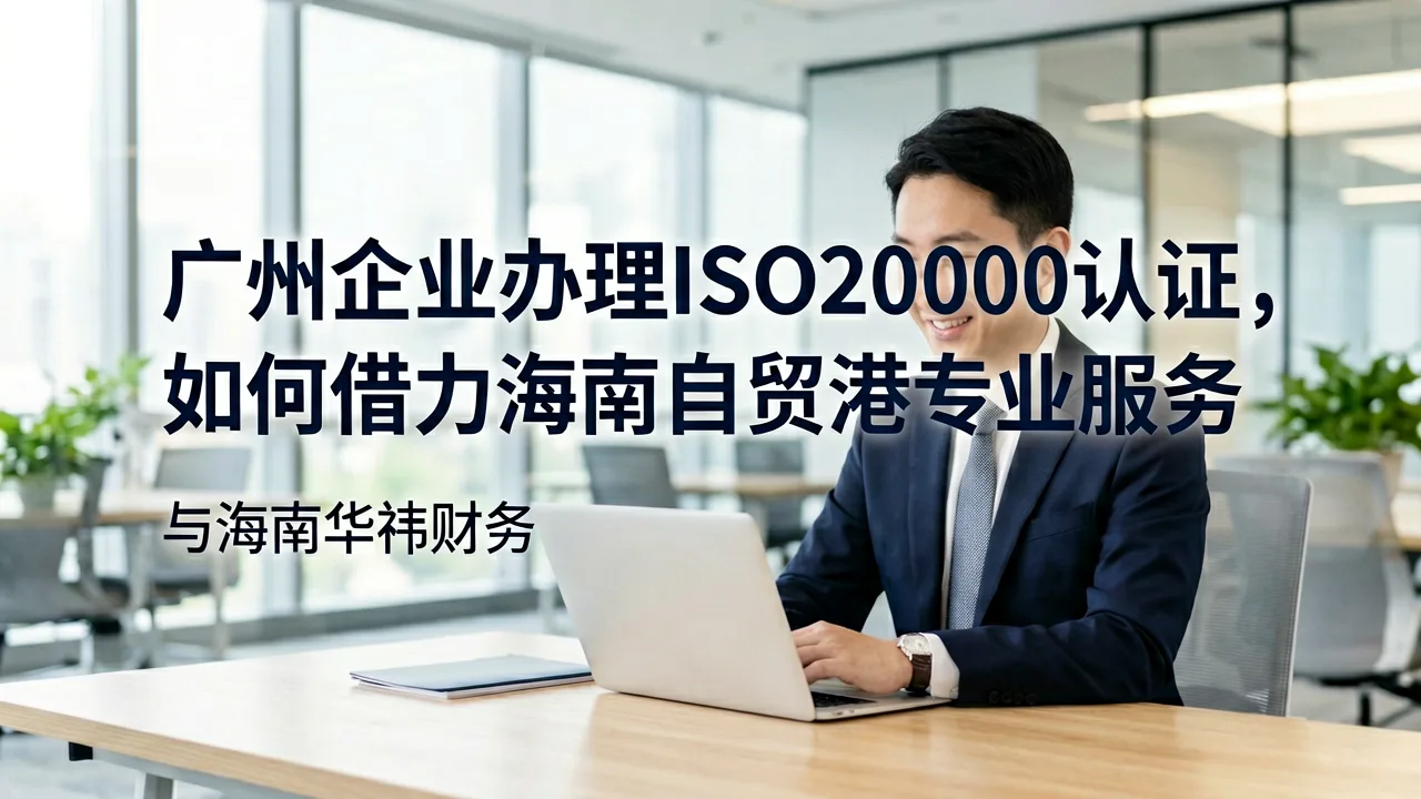广州企业办理ISO20000认证,如何借力海南自贸港专业服务