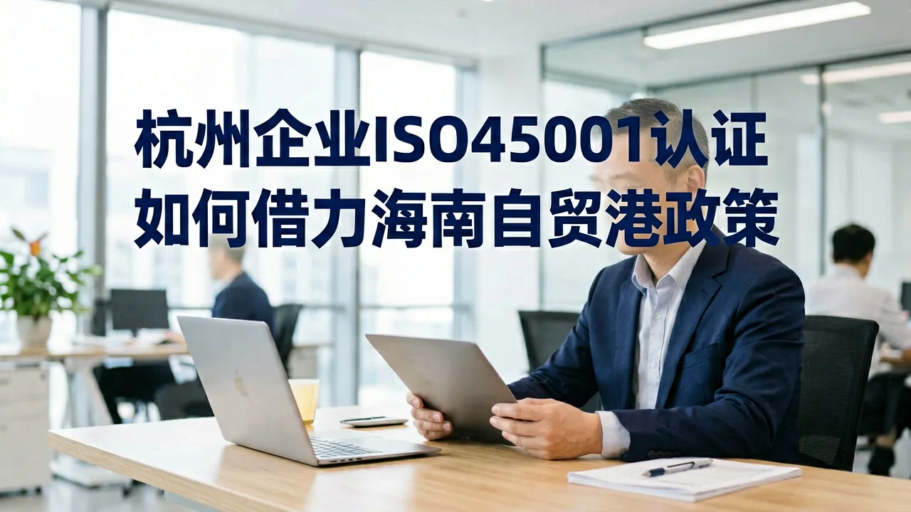 杭州企业ISO45001认证如何借力海南自贸港政策